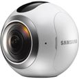Samsung GALAXY Gear 360 Caméra de poche fixable 4K - 30 pi-s 15.0 MP NFC, Wi-Fi, Bluetooth blanc-SM-C200NZWAITV-0