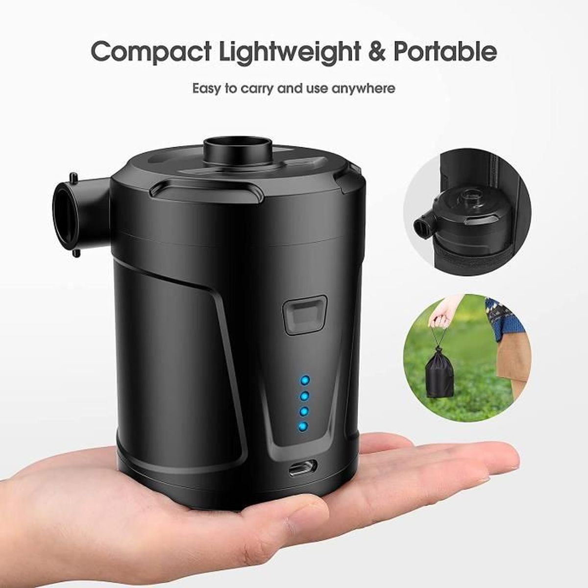 Lumière de camping de pompe à air minuscule Burundi