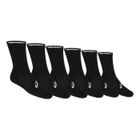 Chaussettes de Running Asics Crew (x6) - Blanc - Adulte