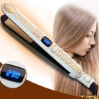 YOSICL Cheveux bouclés cheveux 2 en 1 céramique cheveux lisseur Nano AnionTitanium plaque cheveux lissage Flat Iron Bivolt