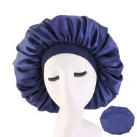 style408A-9  -Bonnet de nuit en Satin pour femmes, bandeau élastique Extra Large, pour envelopper la tête, motif africain, imprimé,