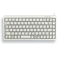 CHERRY Compact Keyboard G84-4100, disposition allemande, clavier QWERTZ, clavier filaire, design compact, mecanique ML, gris 