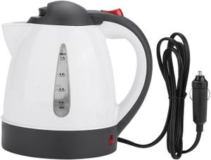 Bouilloire De Voyage 12V Pour Voiture Et Camping - Allume-cigare - Gris