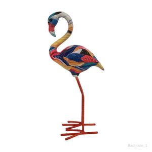 STATUE - STATUETTE Animaux Statue Résine Sculpture Graffiti Flamingo 