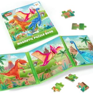 PUZZLE Puzzle Dinosaures Magnetique Enfants 3 4 5 6 Ans, 