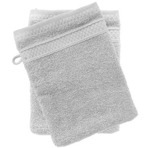 GANT DE TOILETTE Lot de 2 gants de toilette NAÏA Blanc