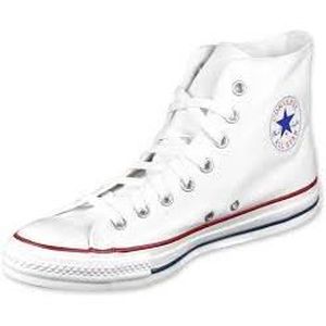 converse blanche haute pas cher