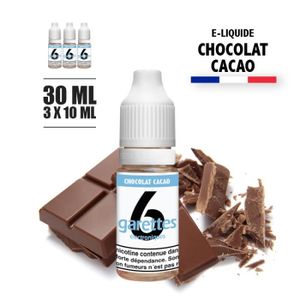 E-liquide 30ML saveur CHOCOLAT sans nicotine (e-liquide id : PRD152) -  (3x10ML) - Cdiscount Au quotidien