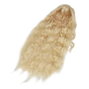 PERRUQUE - POSTICHE Vvikizy perruque ondulée pour femmes Perruque pour femmes, toupet de cheveux longs bouclés et ondulés, hygiene extensions Or clair