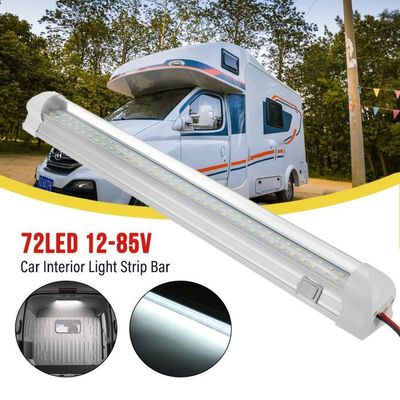 Kit Éclairage LED 12V - 120 LEDs Blanches - Pour Fourgon, Bateau, Caravane - 40 Modules Autonomes