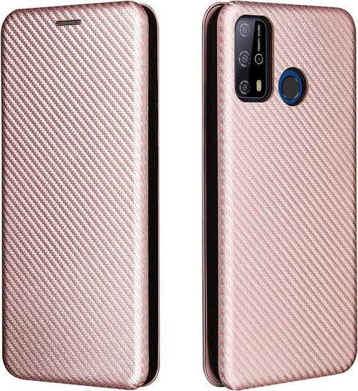 Étui Portefeuille Cuir Pour Oukitel C62 / C62 Pro - Fermeture Magnétique, Dragonne, Emplacements Cartes - Protection Complète Violet - 2