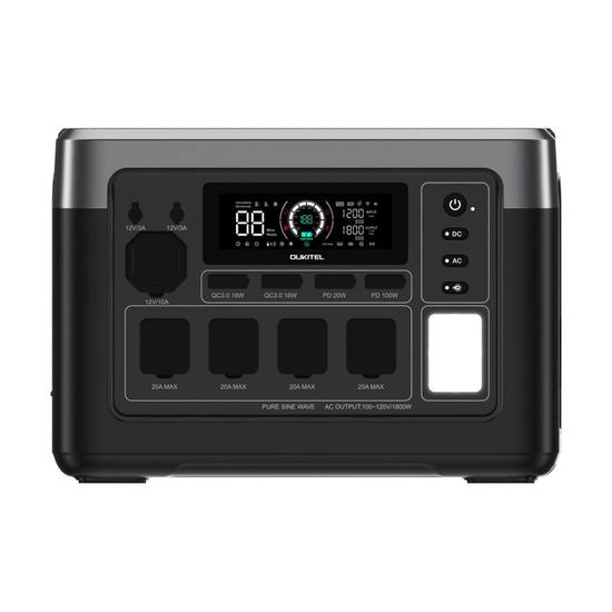 Centrale électrique portable 1200 W avec 1102,5 Wh et chargeur rapide – Générateur... | bol