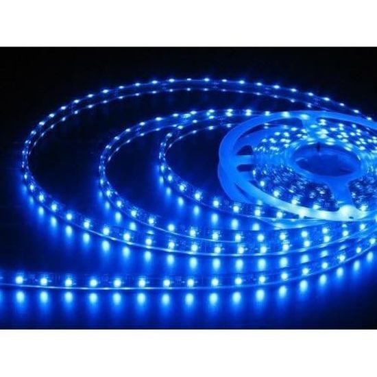 Bande lumineuse LED bleue de 5 m - Étanche - Flexible - 300SMD - Pour  chambre à coucher, chambre, maison, cuisine, sous armoire, décoration de  bar, 12