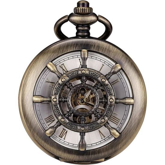 Mouvement De Montre De Poche Mécanique Vintage - Occasion, Sans Marque - Pour Réparation Ou Collection