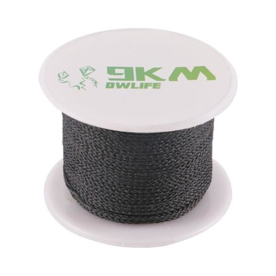 9K DWLIFE Corde En Kevlar Noir, Haute Résistance à La Traction