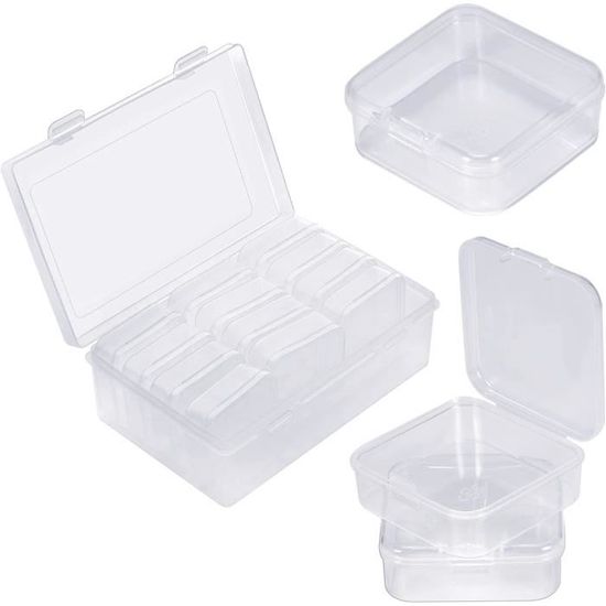 OUDQFCJ 20 pièces pochettes en plastique transparent,rangements pour pièces de monnaie,bijoux,mini pochette et petits objets (5,5 x 5,5 cm) (Transparent OUDQFCJ 20 pièces pochettes en plastique transparent,rangements pour pièces de monnaie,bijoux,mini pochette et petits objets (5,5 x 5,5 cm) (Transparent