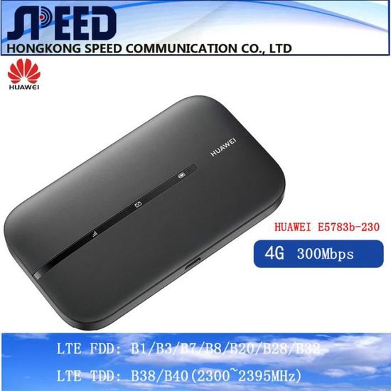 Huawei E5783B-230 Hotspot WiFi Super Fast 4G 300 Mbps - Cdiscount ...