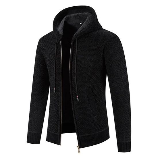 Sweat a Capuche Uniqlo Outlet Paris - Sweat Pullover Homme Noir - Fila