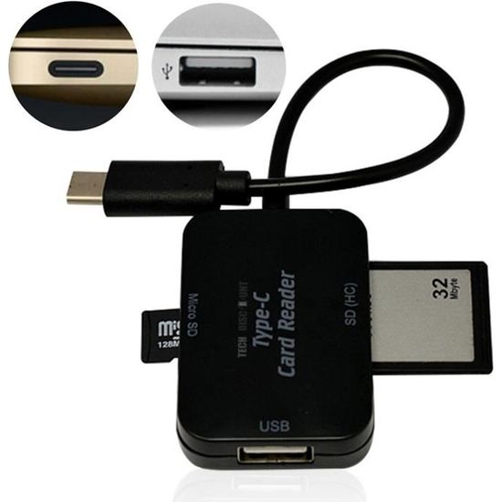 Integral Lecteur de Cartes mémoire Micro SD, USB 3.1 USB 3.0, microSDHC,  microSDXC, Adaptateur