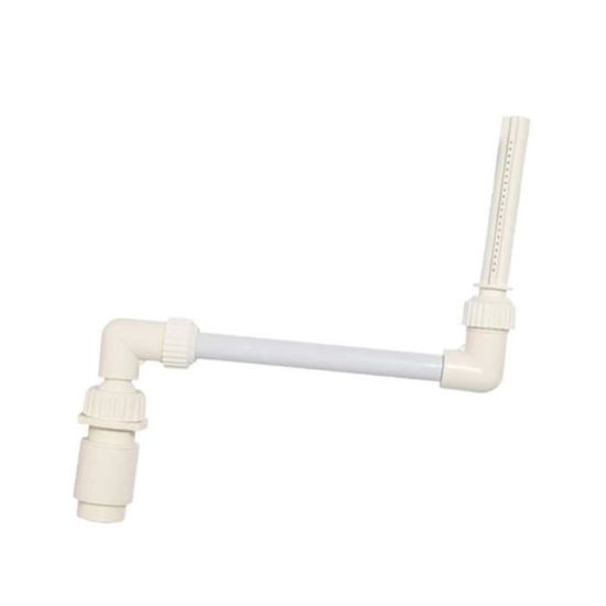 Fontaine à Double Jet Pour Piscine - Réglable 360°, Raccords 1.5 Et 2.2 Pouces, Effet Cascade Rafraîchissant