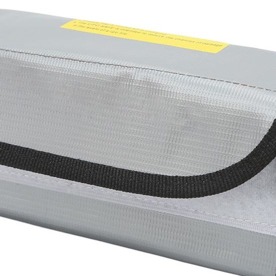 CTYUEYUN Lot De 2 Sacs Sécurité Lipo Ignifugés 18,5×7,5×6 Cm – Protection Batterie Anti-feu