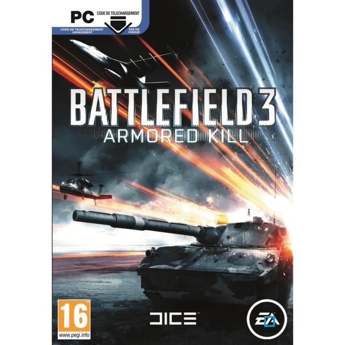 BATTLEFIELD 3 ARMORED KILL carte prepayée