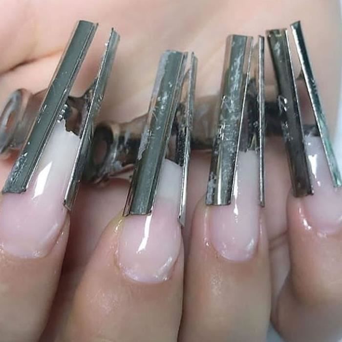 VERNIS A ONGLES L'outil de pincement d'ongle de courbe de fonction multi agrafe les pinces acrylique d'ongles d'outil
