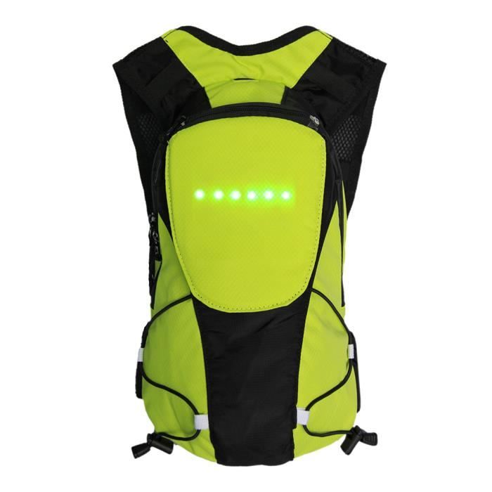 Bicyclette Sécurité LED vélo Télécommande sans fil éteindre la lampe Signal d'avertissement Sac à dos Jeffrey®1687