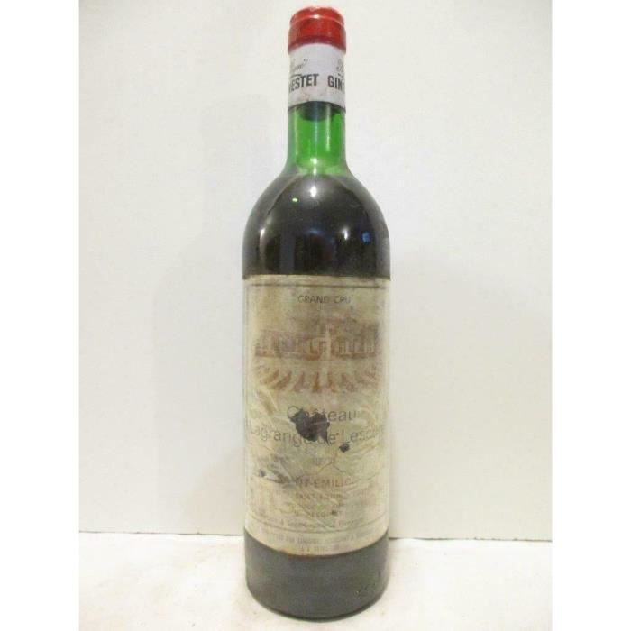 saint-émilion château lagrange de lescure (étiquette fragile) rouge 1977 - bordeaux