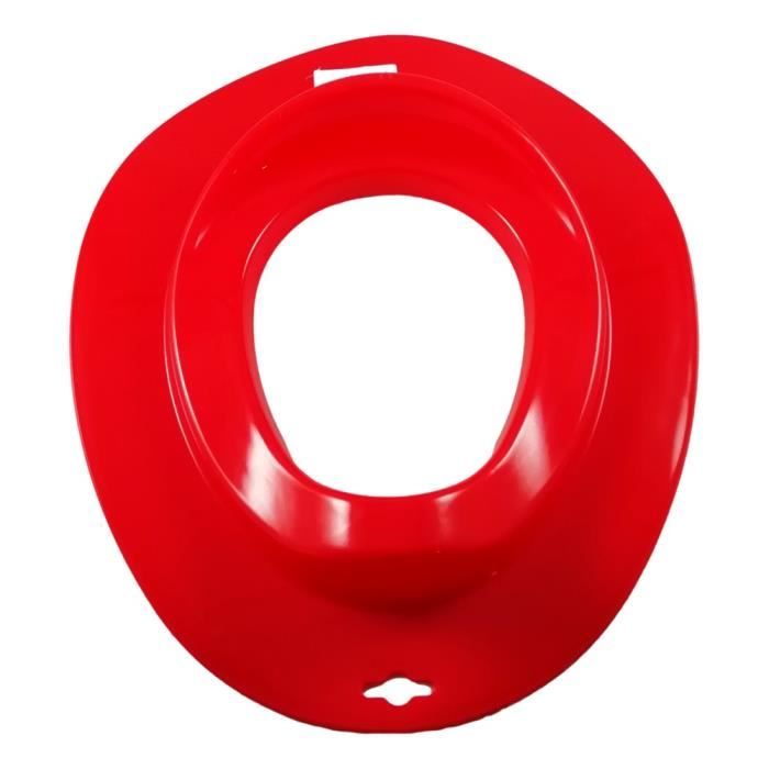Réducteur Siège Toilettes Universel Bébé Enfant Abattant Lunettes WC 38x32x6,5cm Rouge