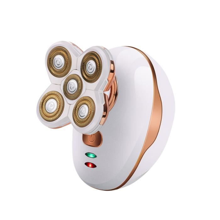 Rasoir électrique USB Tondeuse à cheveux à barbe rechargeable Lavable à cinq têtes Cisaille à flottante TONDEUSE MULTI-USAGES