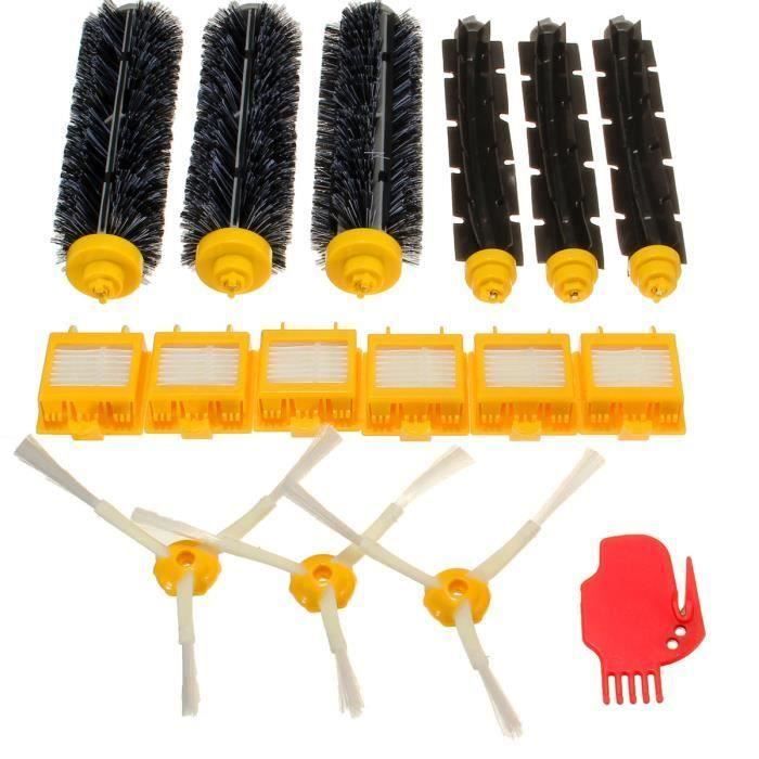 Kit 13X Latéral Brosse Filtre Nettoyage Pour iRobot Roomba 700 760 770 780 Serie FR45115