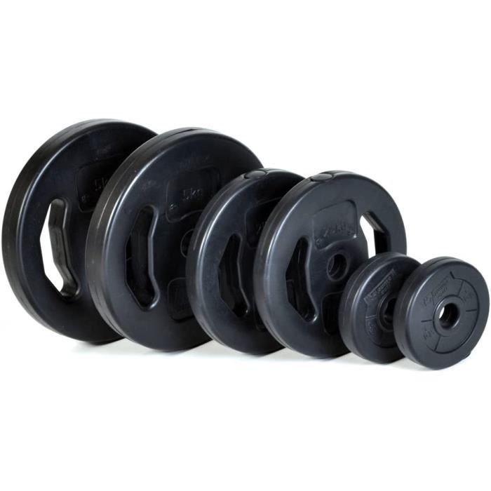 HALTERE Pumpset! Original Haltères, 1,0–10,0 kg – Compatible avec la Les Mills Body Pump Set600
