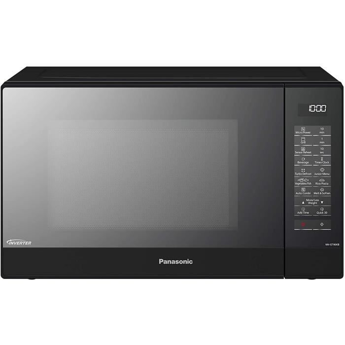 Panasonic Four Micro-Ondes Gril NN-GT46KBSUG 31 Litres, Technologie Inverter, Puissance Gril à Quartz 1100 W, Puissance Micro