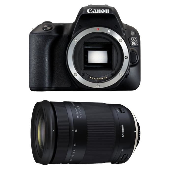CANON EOS 200D + TAMRON 18-400 f/3.5-6.3 Di II VC HLD GARANTI 3 ans
