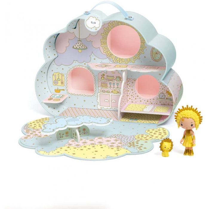 Djeco DJ06953 Maison de Sunny et Mia figurines Tinyly