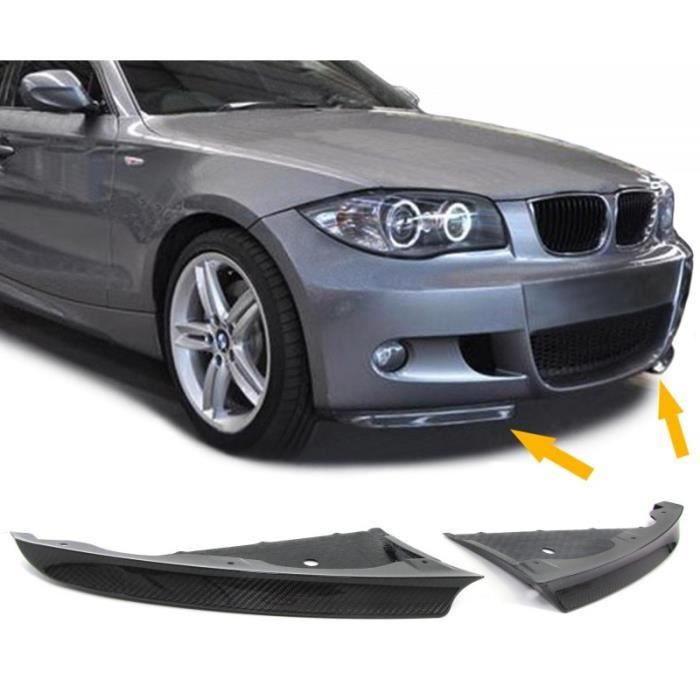 LAMES SPLITTERS EN CARBONE POUR PARE CHOCS BMW SERIE 1 E81 et E87 (04556)