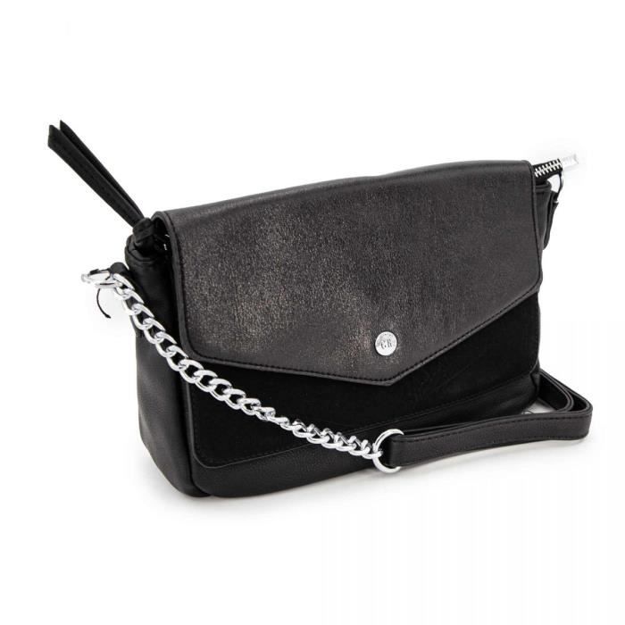 Sac bandoliere sandra noir gra19170109 Femme GEORGES RECH