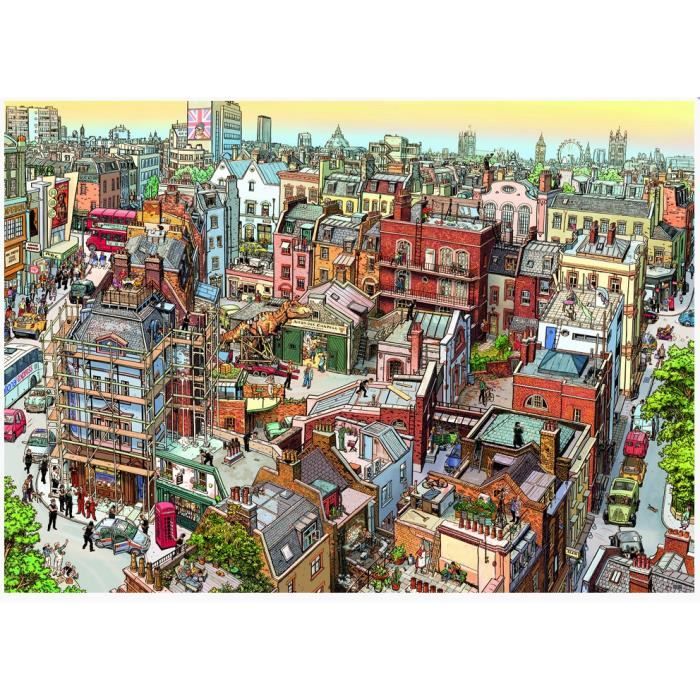 MERCIER Puzzle 2000 pièces Sherlock Et Co Gobel Knorr - 68,8 x 96,6 cm