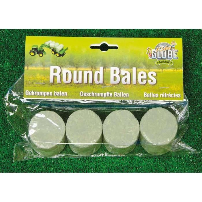 Balles enrubannés, 4 pièces