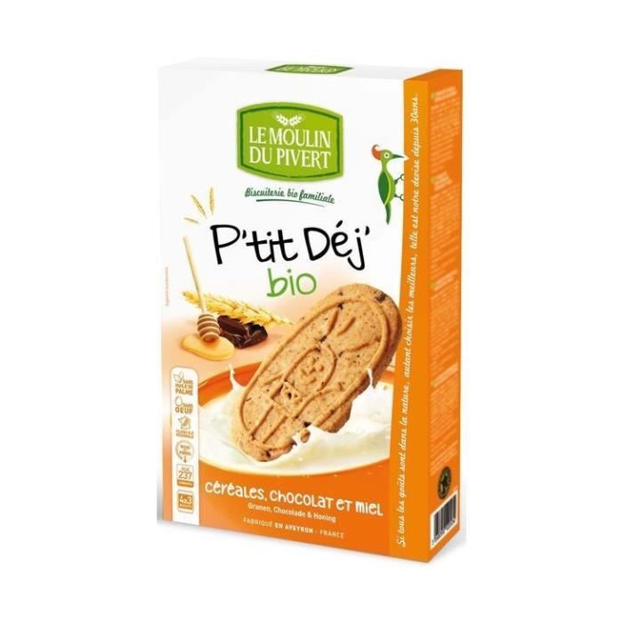 P’tit déj céréales miel & chocolat 190gr