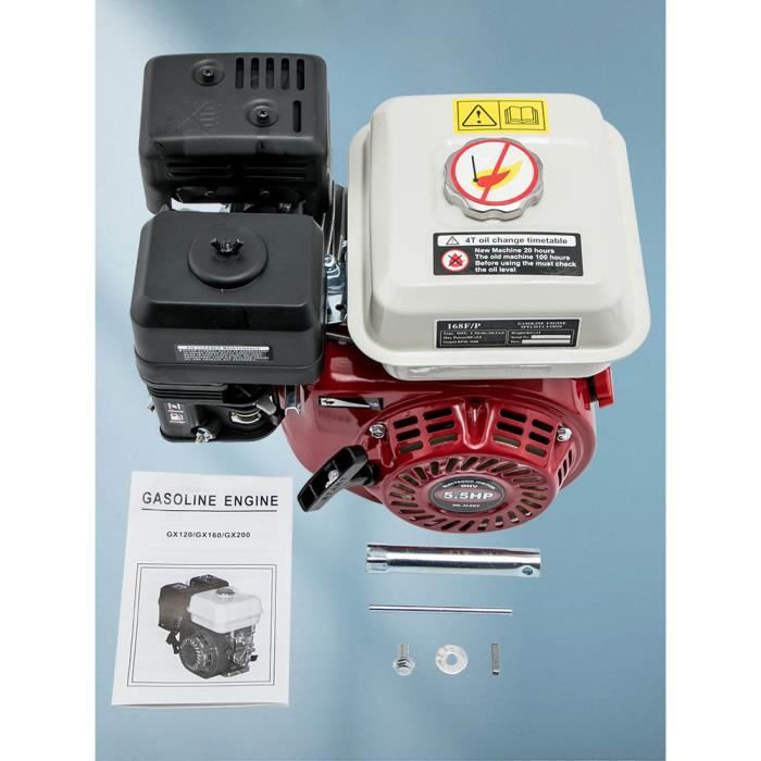 Petrol Engine 5.5HP Pullstart 168F 4T pour Honda Gx160 4 Stroke