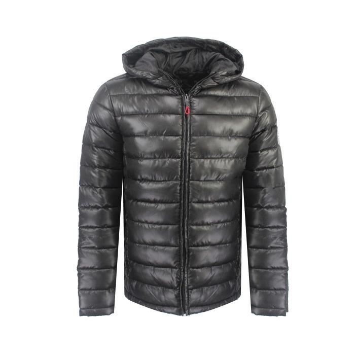 Doudoune Homme Geographical Norway Calender Hood Noir