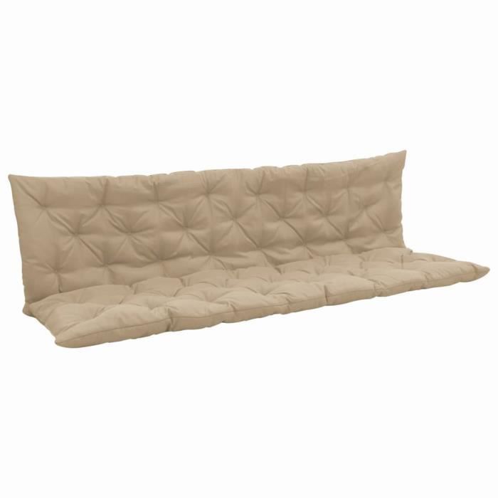 Coussin pour balancelle Beige 180 cm Tissu