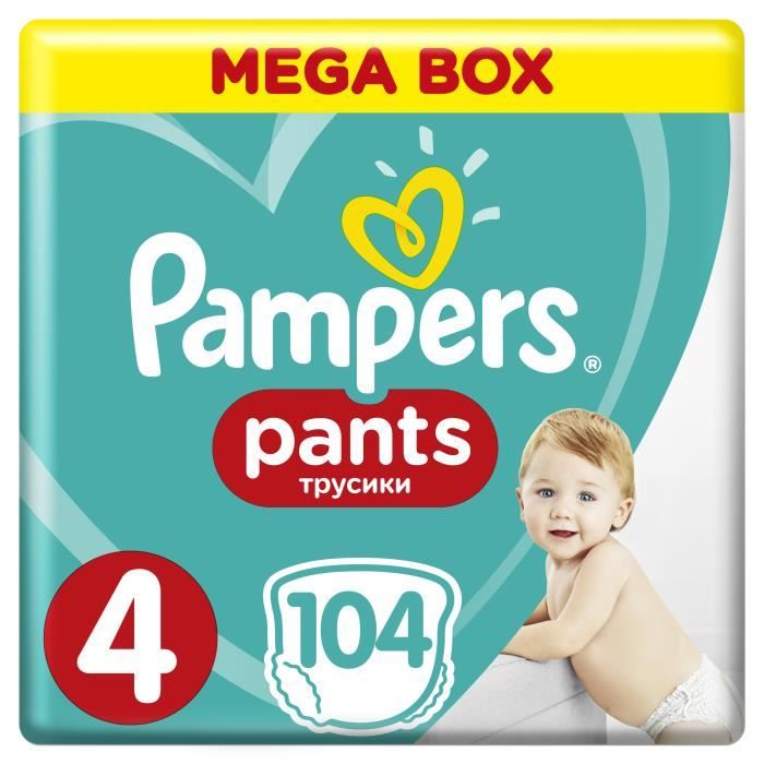PAMPERS Pants Taille 4 Maxi, 104 pcs