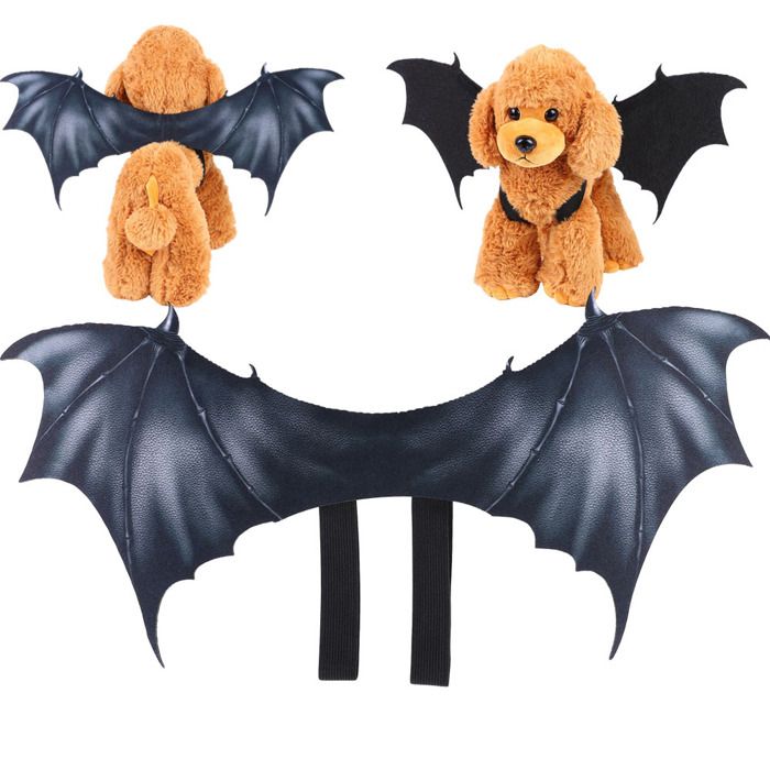 Meilleurs prix pour Costume pour animal domestique Ailes de chauve-souris Costume de chaton Cosplay Halloween ailes couleu KIT DECORATION DE LHABITAT
