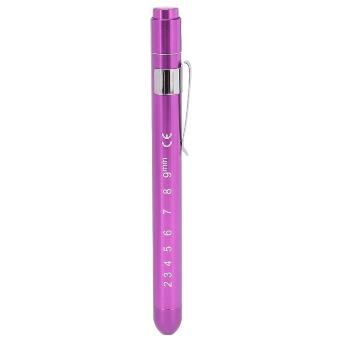 Lampe de poche - ZEAICOS - LED - Tête convexe - Violet - Rechargeable non