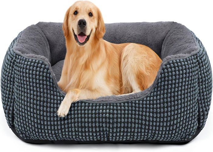 Meilleurs prix pour Panier Chien,Panier Pour Chien Grande Taille,Lit Pour Chien Lavable,Antidérapant Lit Chien,Anti-Anxiété Panier Chien Pour Chiens Et