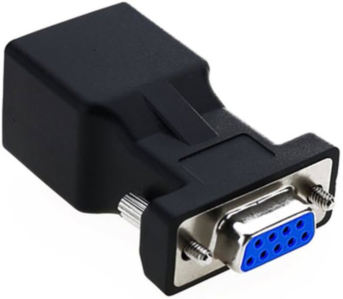 COOSO Câble Console DB9 9 Broches RJ45 Vers RS232 - Port Série Femelle Vers RJ45 Femelle 1m Pour Routeurs Et Commutateurs