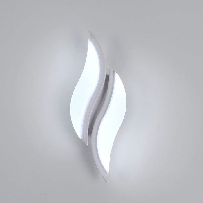 DELIPOP Applique Murale LED Design 12W Blanc - Double Éclairage pour Couloir Escalier Balcon